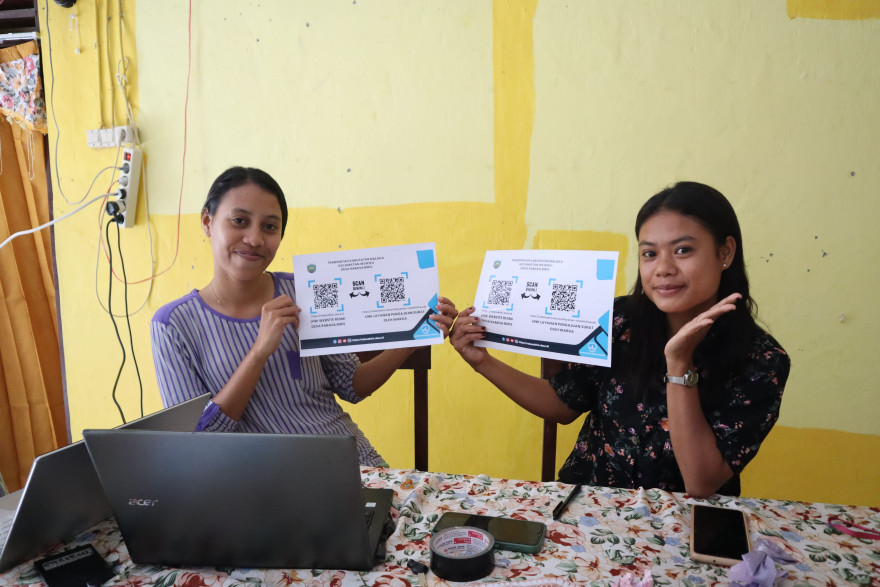 Desa Rabasa Biris Go Digital : CD Bethesda YAKKUM Area Malaka Dampingi Penguatan Sistem Informasi Desa dan Promosi Layanan Website